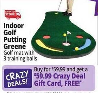 Ocean State Job Lot Indoor golf putting greene offer