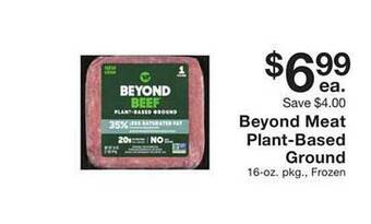 Fairway Store Market Beyond meat plant-based ground offer