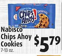 Gristedes Nabisco chips ahoy cookies offer