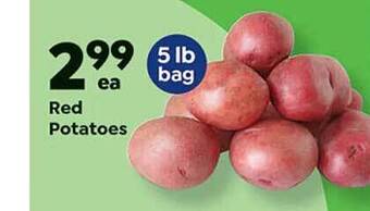 Save a Lot Red potatoes offer