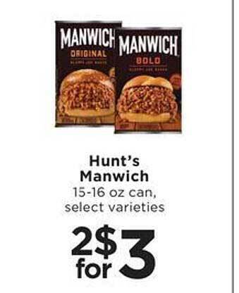 SHOPPERS Hunt's manwich offer