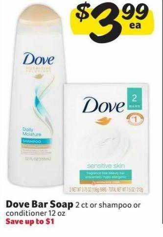 Winn Dixie Dove bar soap offer