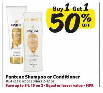 Winn Dixie Pantene shampoo or conditioner offer