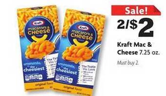 Family Dollar Kraft mac & cheese offer
