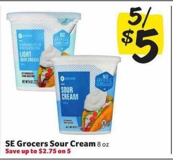 Winn Dixie Se grocers sour cream offer