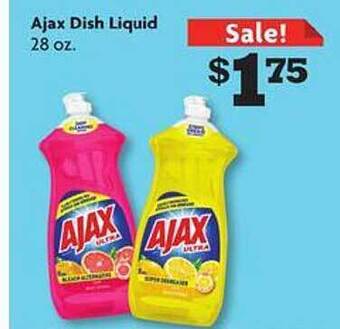 Family Dollar Ajax dish liquid offer