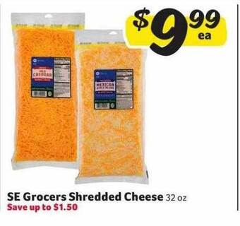 Winn Dixie Se grocers shredded cheese offer