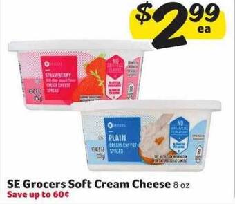 Winn Dixie Se grocers soft cream cheese offer