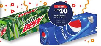 Family Dollar Pepsi products offer