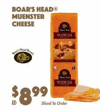 The Food Emporium Boar's head muenster cheese offer