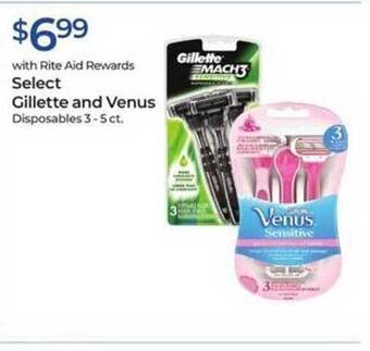 Rite Aid Gillette and venus offer