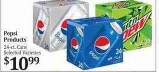 Rosauers Pepsi products offer