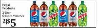 Rosauers Pepsi products offer