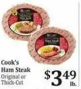 Rosauers Cook's ham steak offer