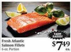 Rosauers Fresh atlantic salmon fillets offer