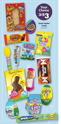 Family Dollar Easter basket candy offer
