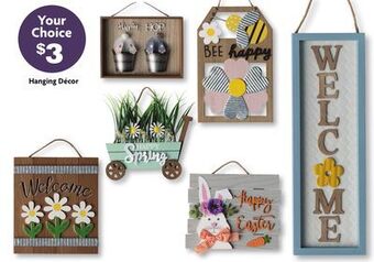 Family Dollar Hanging décor offer