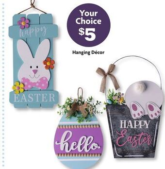 Family Dollar Hanging décor offer