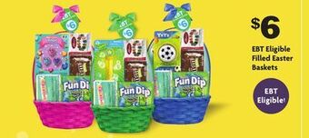 Family Dollar Filled easter baskets offer