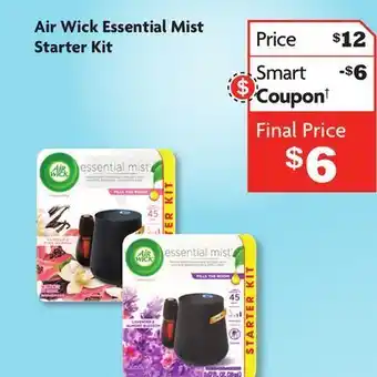 Family Dollar Air wick essential mist starter kit offer