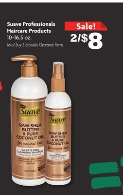 Family Dollar Suave professionals haircare products offer