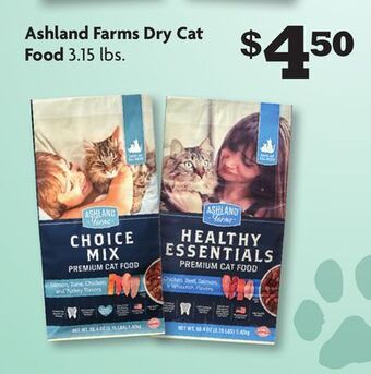 Family Dollar Ashland farms dry cat food offer