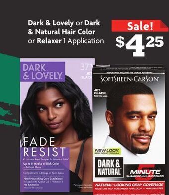 Family Dollar Dark & lovely or dark & natural hair color or relaxer offer