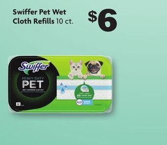 Family Dollar Swiffer pet wet cloth refills offer
