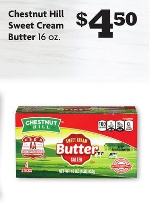 Family Dollar Chestnut hill sweet cream butter offer