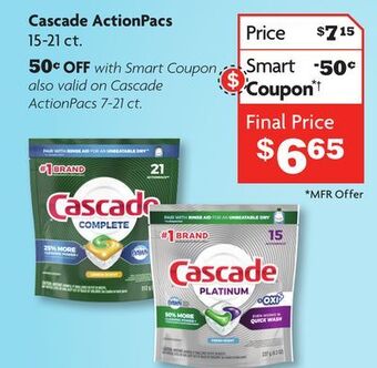 Family Dollar Cascade actionpacs offer