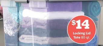 Family Dollar Locking lid tote offer