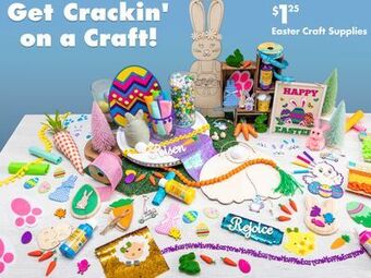 Dollar Tree Easter craft supplies offer