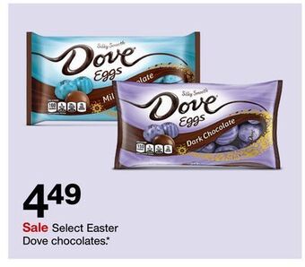 Target Select easter dove chocolates* offer