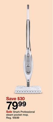 Target Shark professional steam pocket mop offer