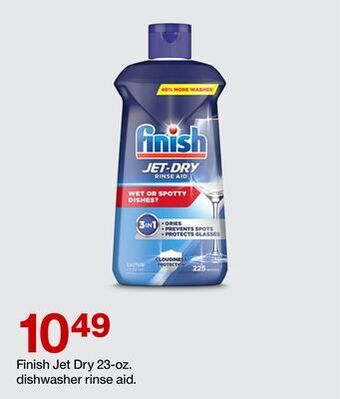 Target Finish jet dry 23-oz. dishwasher rinse aid offer