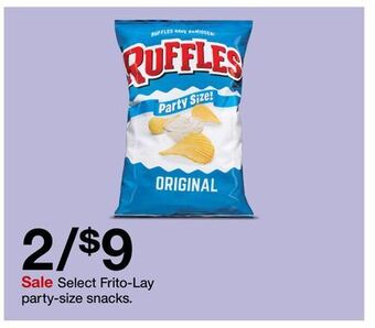 Target Select frito-lay party-size snacks offer