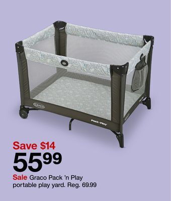 Target Graco pack'n play portable play yard offer