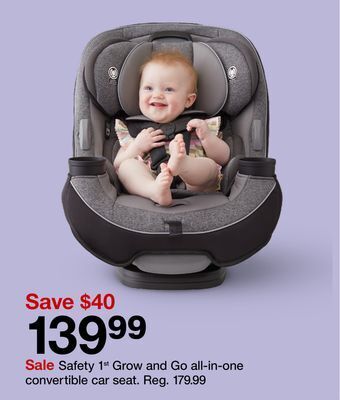 Target Safety 1 st grow and go all-in-one convertible car seat offer
