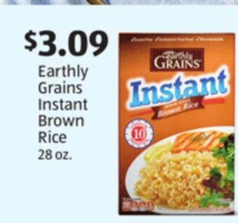 Aldi Earthly grains instant brown rice offer