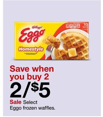 Target Select eggo frozen waffles offer