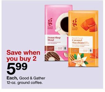 Target Good & gather 12-oz. ground coffee offer