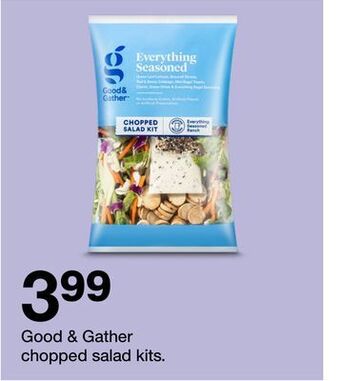 Target Good & gather chopped salad kits offer