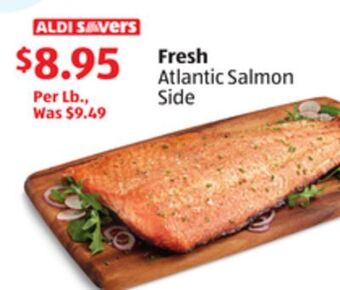 Aldi Fresh atlantic salmon side offer