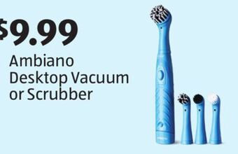 Aldi Ambiano desktop vacuum or scrubber offer