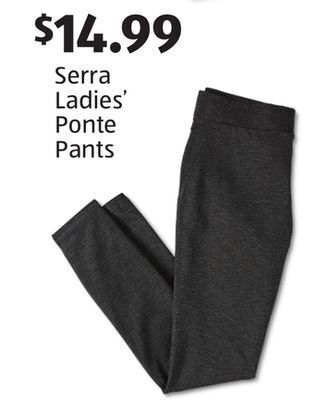 Aldi Serra ladies' ponte pants offer