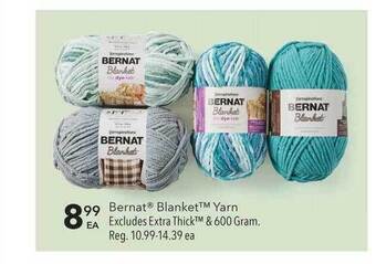 JOANN Bernat blanket yarn offer