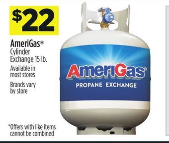 Dollar General Amerigas® cylinder exchange offer