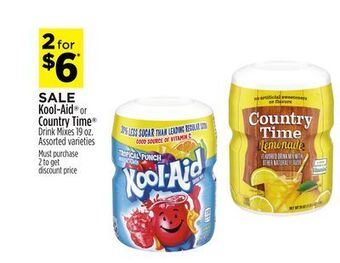 Dollar General Kool-aid® or country time® offer
