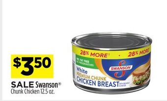 Dollar General Swanson® chunk chicken offer