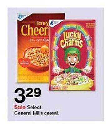 Target Select general mills cereal offer